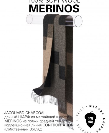 Шарф Унисекс FJq.W255_5100302.08/CHAR